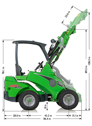 Our Family Tree Service Avant 400 Series Articulating Loader